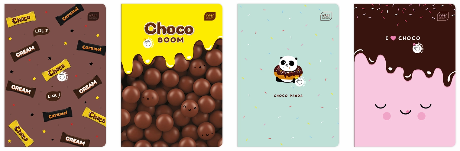 Зошит А5 32 аркушів клітинка із запахом Interdruk Cherry 300928