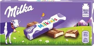 Шоколад молочний Мілка Мілкініс з молочною начинкою, 87,5 г