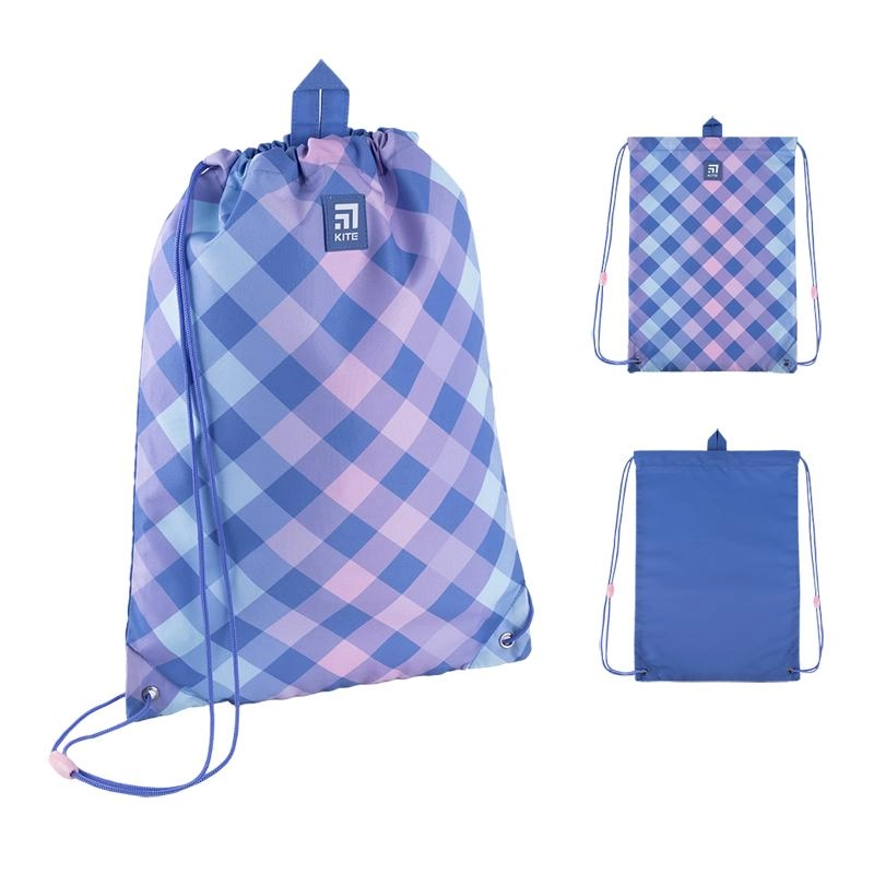 Сумка для взуття Kite 600M Purple Chequer K24-600M-3