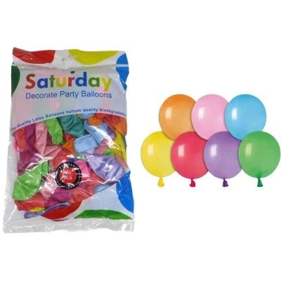 Набір латексн повітряних куль 100шт 30см яскраві асорті 1213-100