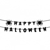 Гірлянда пап Yes Fun Хелловін Happy Halloween 16 елементів 3м чорна