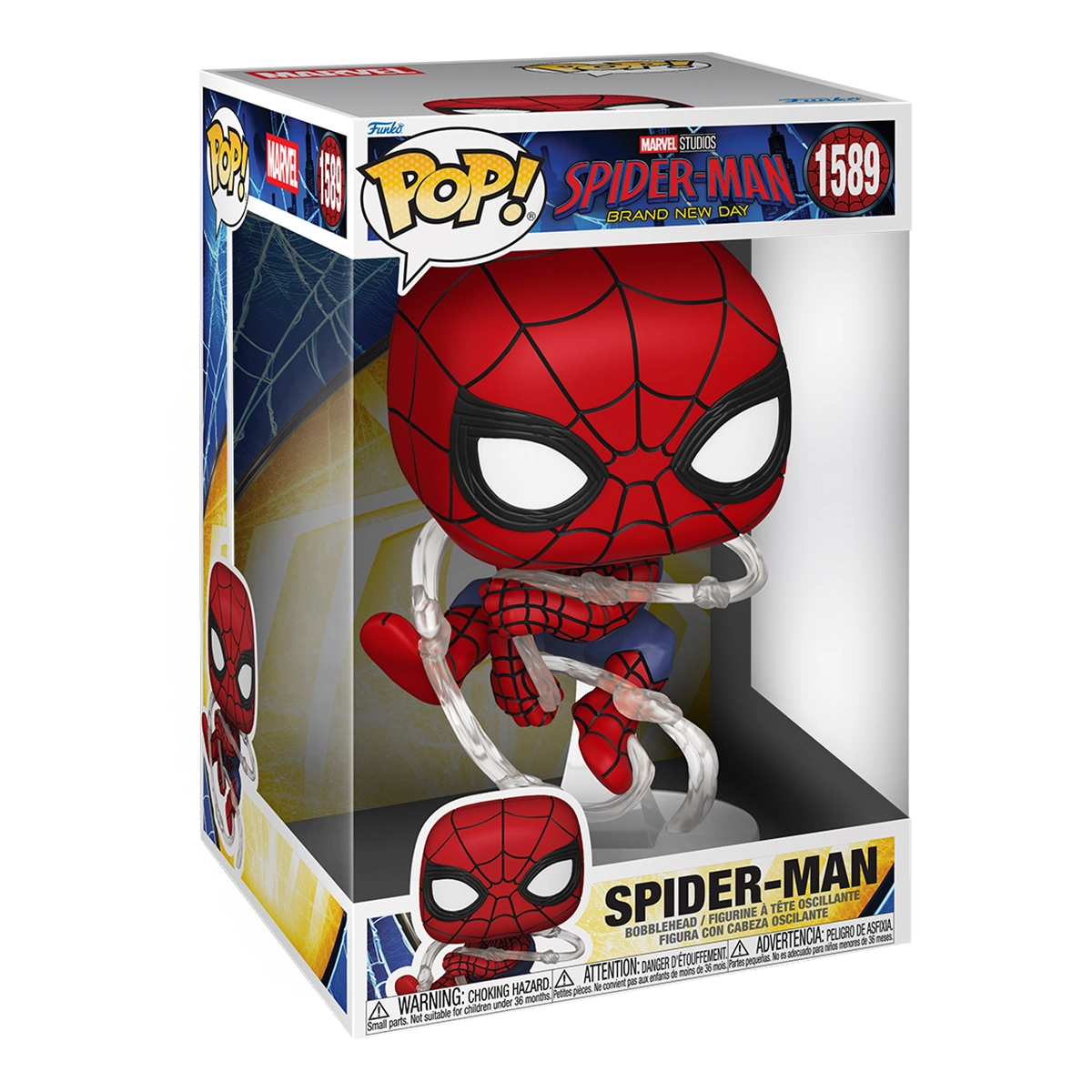 Ігрова фігурка FUNKO POP! серії Людина-павук: Абсолютно новий день - ЛЮДИНА-ПАВУК 25 см Ігрова фігурка FUNKO POP! серії Людина-павук: Абсолютно новий день - ЛЮДИНА-ПАВУК 25 см