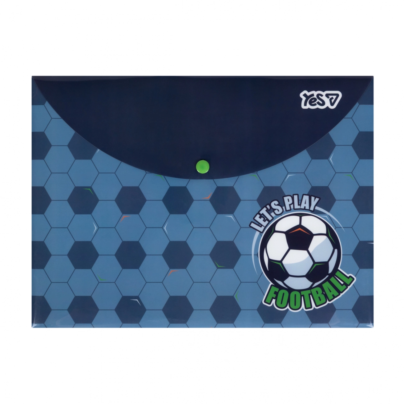 Папка-конверт Yes А4 на кнопці Football 492379 Папка-конверт Yes А4 на кнопці Football 492379