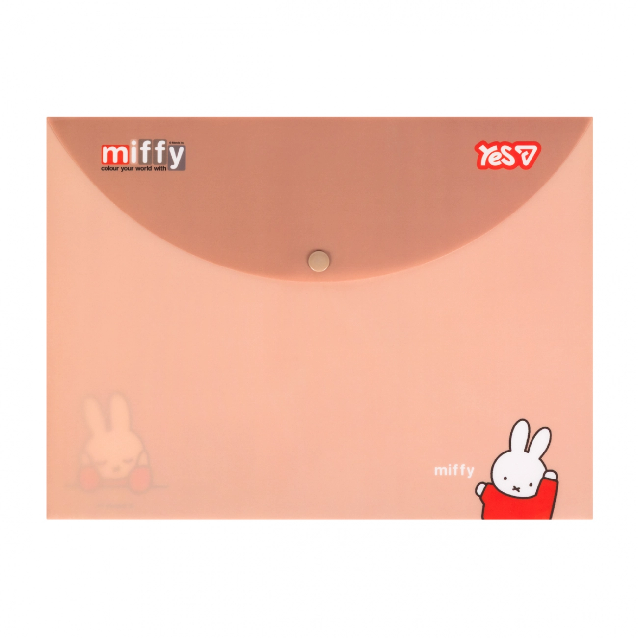 Папка-конверт Yes А4 на кнопці Miffy 492450 Папка-конверт Yes А4 на кнопці Miffy 492450