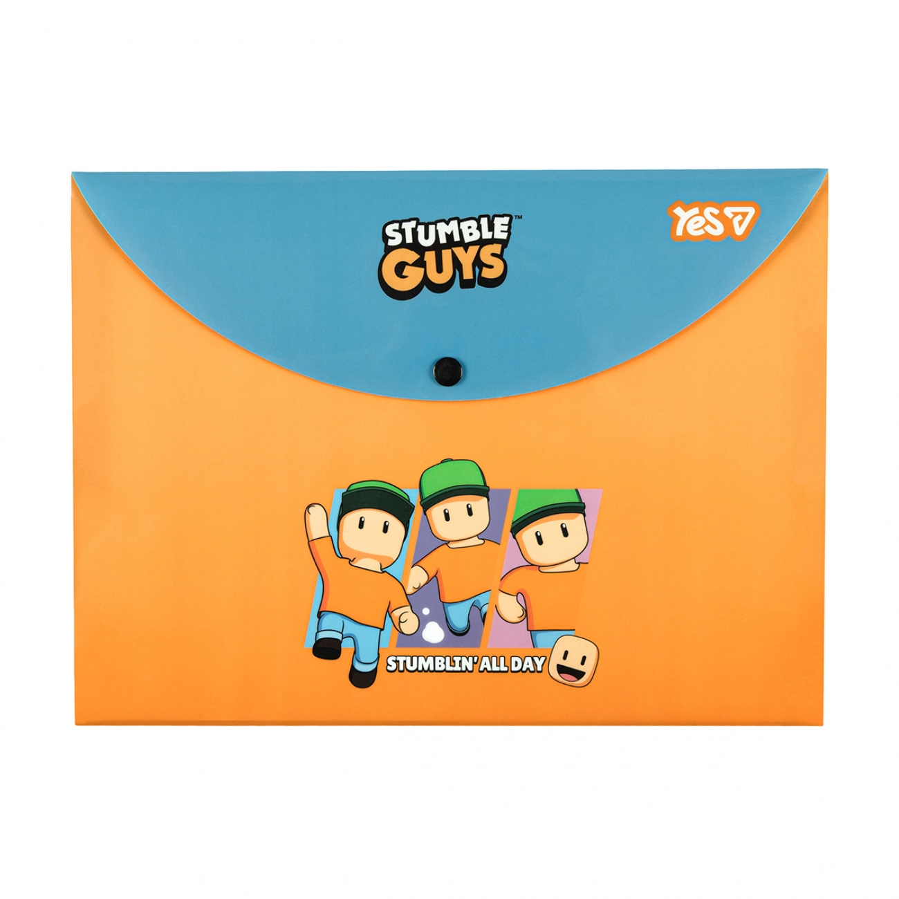 Папка-конверт Yes А4 на кнопці Stumble Guys 492373 Папка-конверт Yes А4 на кнопці Stumble Guys 492373