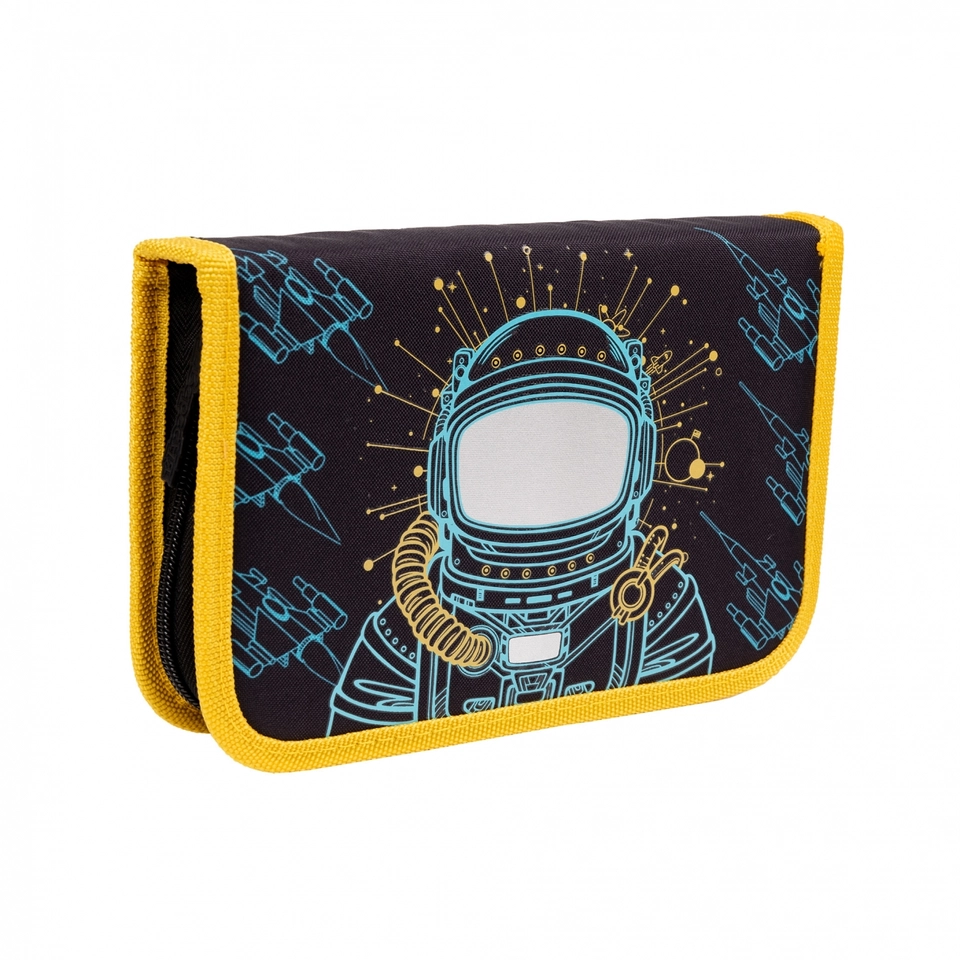 Пенал твердий 1Вересня одинарний без клапана HP-02 Deep Space — 