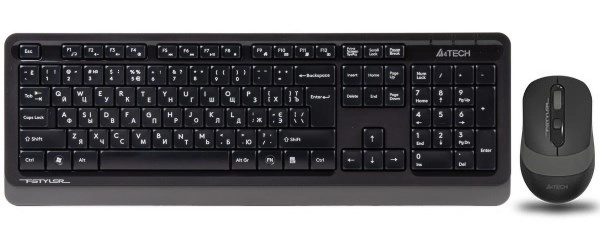 Комплект бездротовий клавіатура та миша A4Tech FG1010 (Grey)