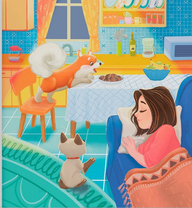 Книга Хвостаті пригоди Пончик та Грінка вчаться дружити — фото 3