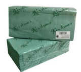 Рушники паперові макулатурні V-подібні Кохавинка 23х25 см 170 листів зелені