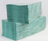 Рушники паперові макулатурні V-подібні Кохавинка 23х25 см 170 листів зелені