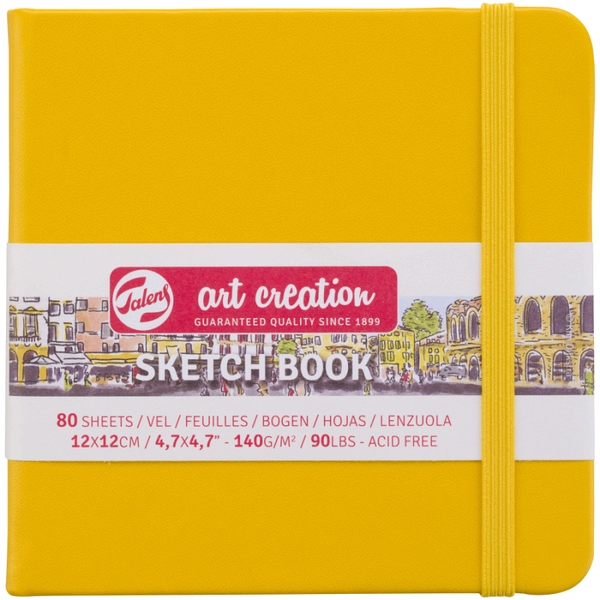 Блокнот для графіки Talens Art Creation 140г/м2, 12*12см, 80л., Golden Yellow, Royal Talens