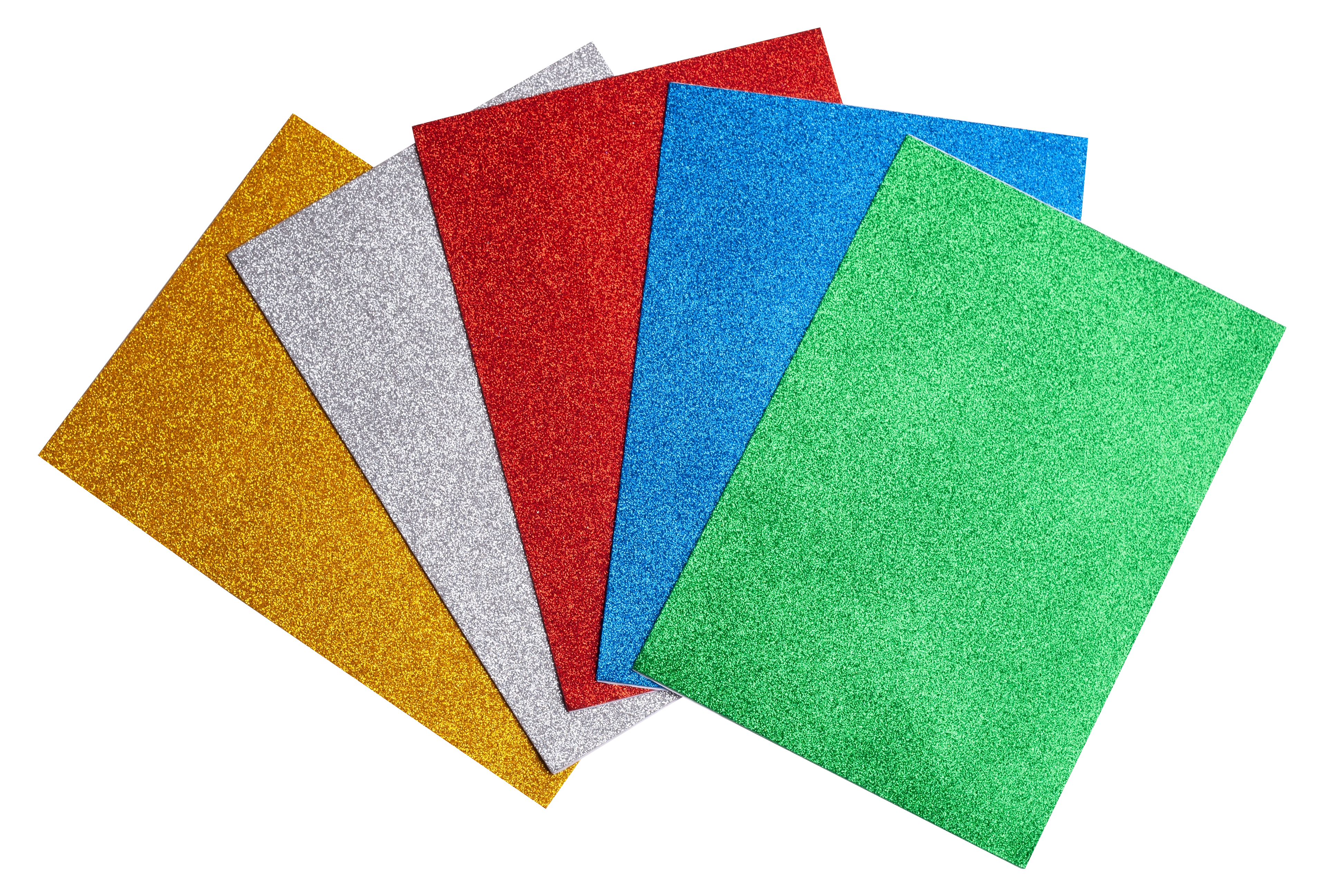 Набір фоамірану з блискітками на клейкій основі ZiBi KIDS 5 кольорів — фото 3