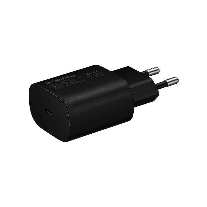 МЗП Colorway Power Delivery Port PPS USB Type-C (25W) чорний (CW-CHS033PD-BK)