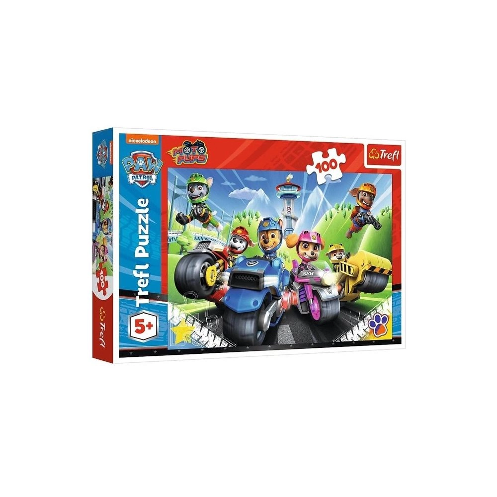Пазли Trefl 100 Paw Patrol Щенячий патруль на мотоциклах
