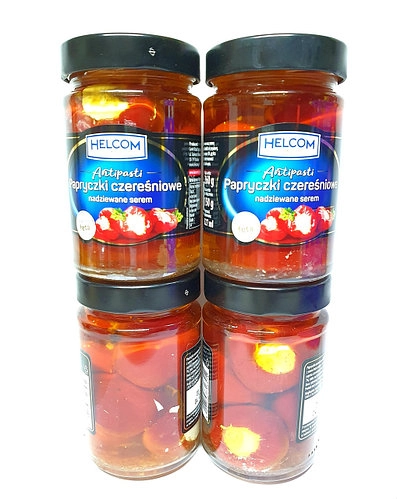 Перчики чері HELCOM фаршировані фетою 260гр