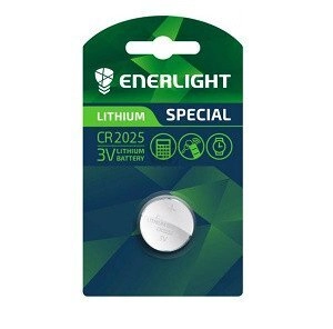 Батарейка ENERLIGHT LITHIUM CR 2025 BLI 1