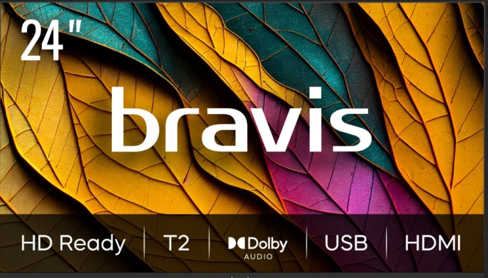 Телевізор BRAVIS 24K4100H рідкокристалічний