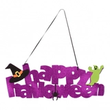 Декор Yes Fun Хелловін Happy Halloween 61х20 см ЕВА гліттер 973705
