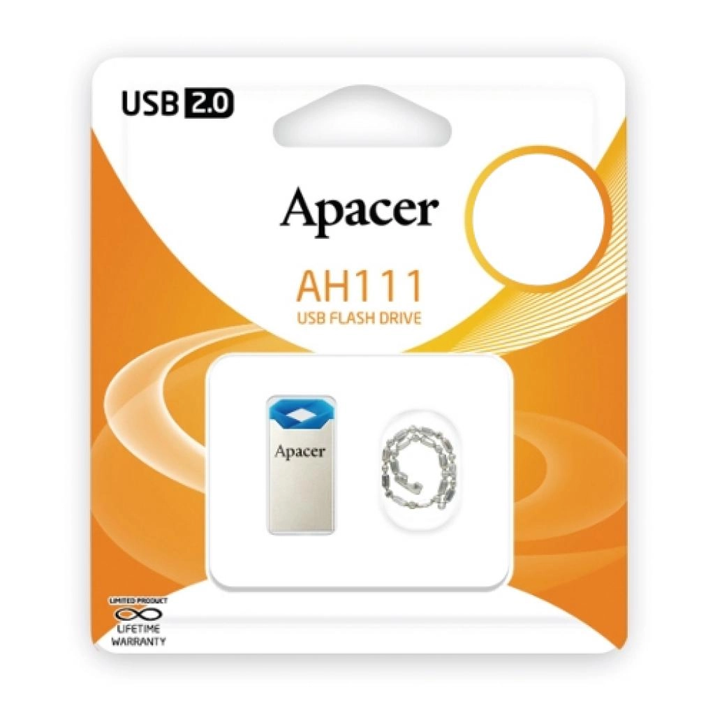 USB накопичувач 16Gb APACER AH111 Blue