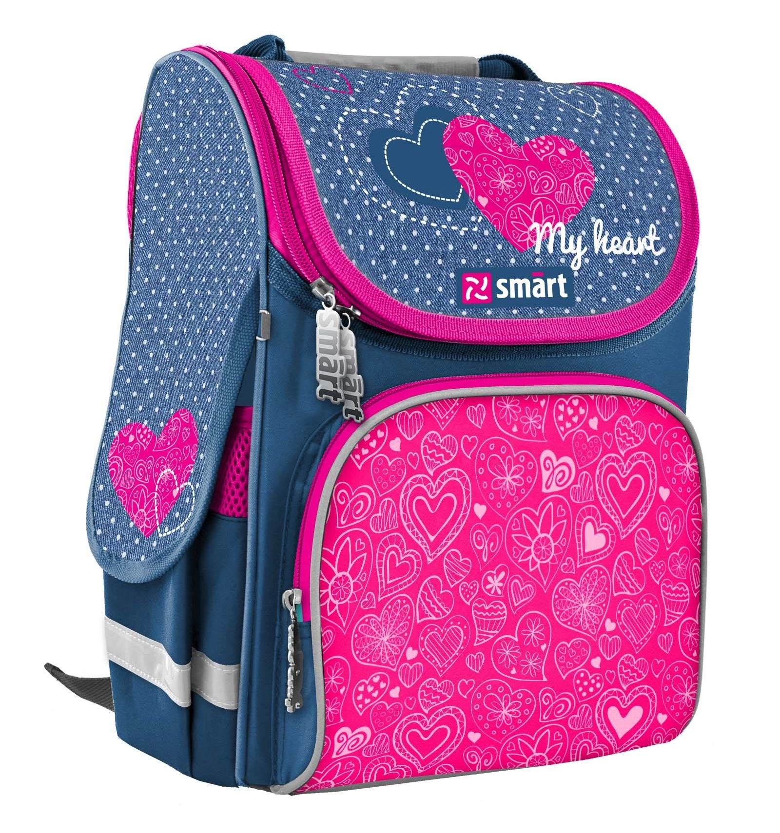 Рюкзак шкільний каркасний SMART PG-11 My heart Рюкзак шкільний каркасний SMART PG-11 My heart