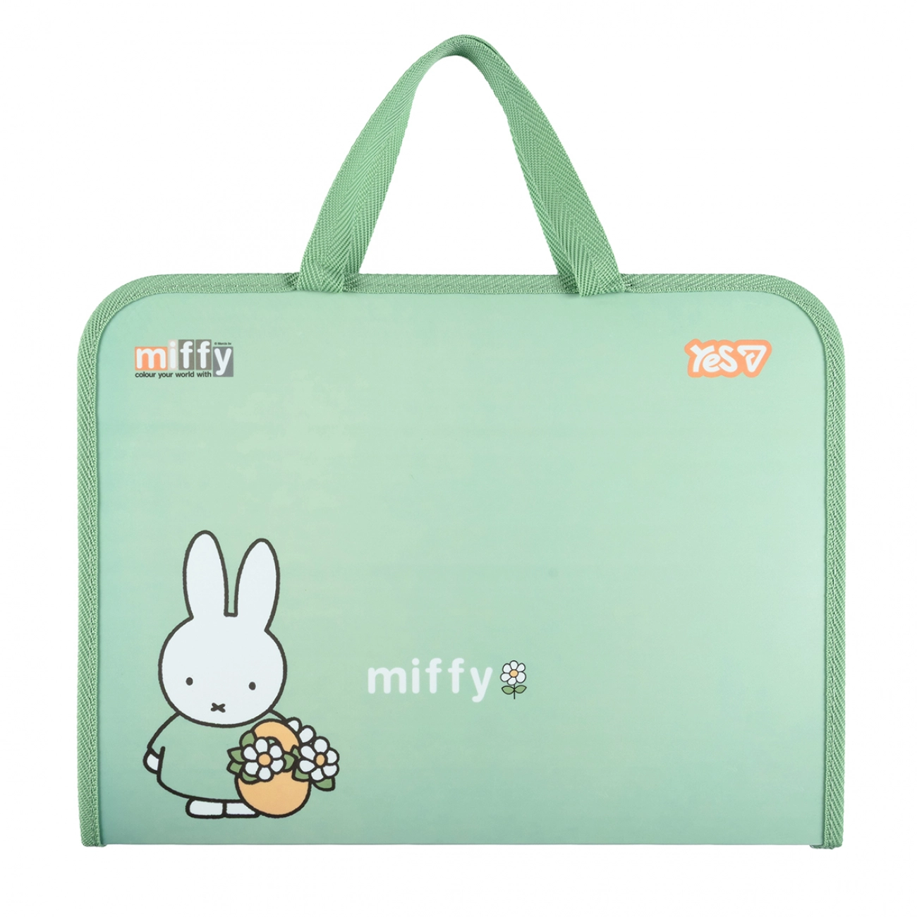 Папка-портфель Yes FC на блискавці з тканинними ручками Miffy 492409 Папка-портфель Yes FC на блискавці з тканинними ручками Miffy 492409
