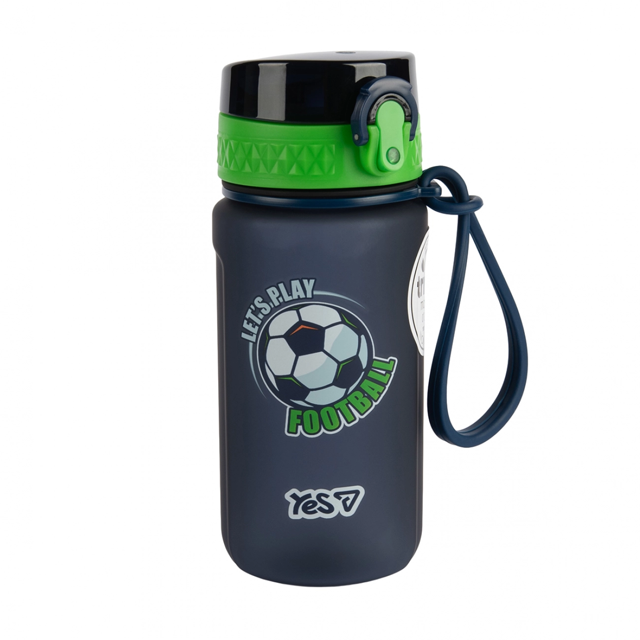 Пляшка для води Yes Football 500 мл софт тач 708790