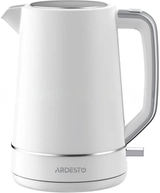 Електрочайник Ardesto 1.7л, Otter, пластик, білий матовий