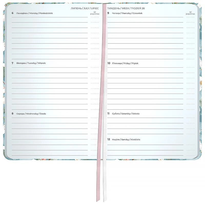 Щотижневик датований 2026 Axent Pocket 90х150 Gentle Blossom 8525-26-3-A