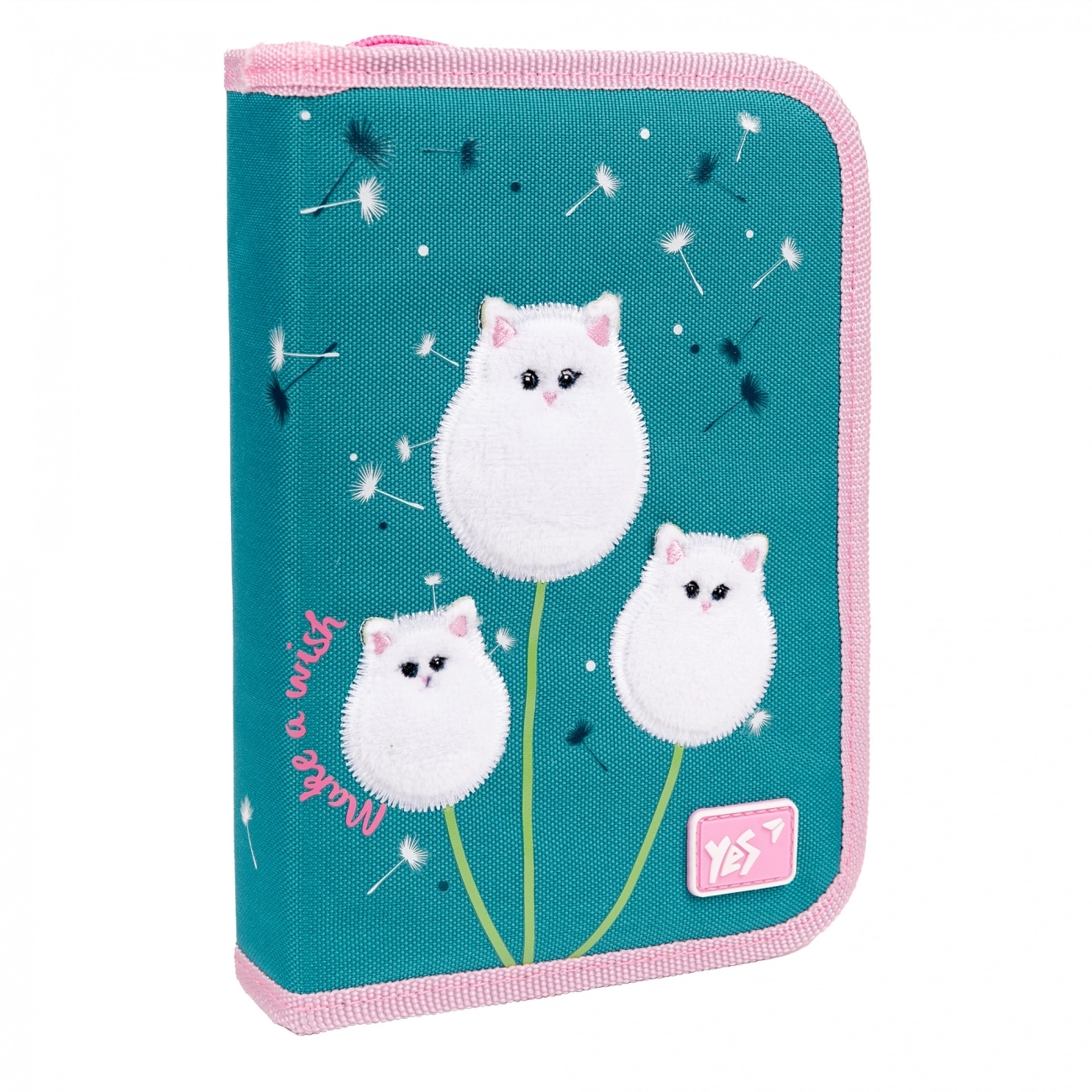Пенал твердий YES одинарний з двома клапанами HP-04 Dandelion Cats Пенал твердий YES одинарний з двома клапанами HP-04 Dandelion Cats