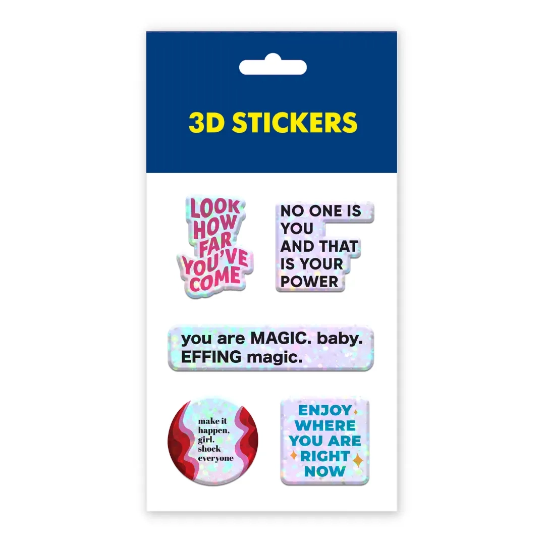 Наліпки 3D стікер Tattooshkaи You are magic Набір 6 стікерів SB-19 Наліпки 3D стікер Tattooshkaи You are magic Набір 6 стікерів SB-19