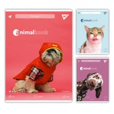 Блокнот А4 Yes 48 аркушів клітинка Animalbook 682002