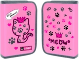 Пенал твердий Smart одинарний без клапана HP-02 Meow