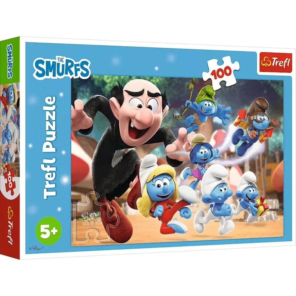 Пазли Trefl 100 The Smurfs Уроки тата Смурфа Пазли Trefl 100 The Smurfs Уроки тата Смурфа