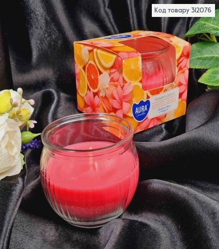 Аромасвічка стакан AURA Flowers petals 80г