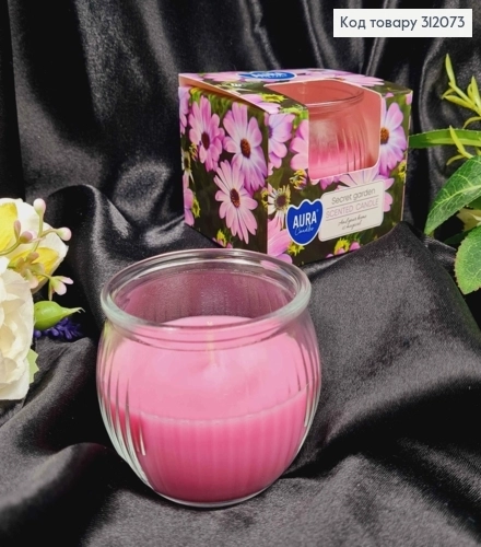 Аромасвічка стакан AURA Таємний Сад 80г