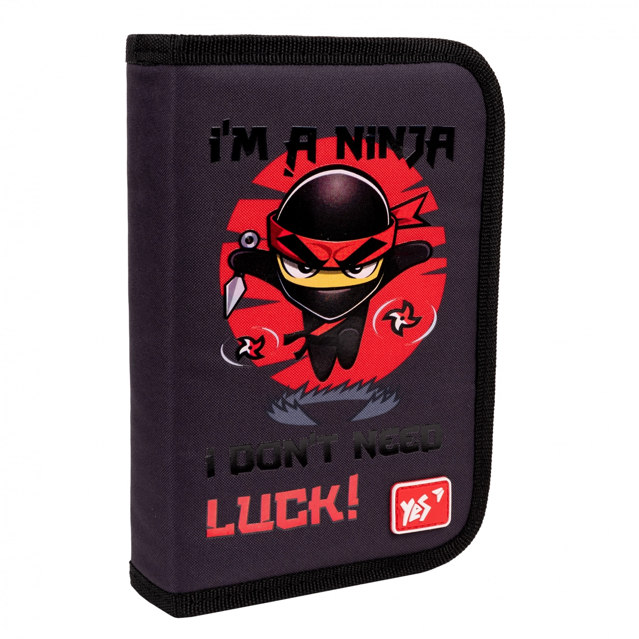 Пенал твердий YES одинарний з двома клапанами HP-04 Ninja 533429