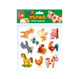 Набір для творчості мякі наліпки Ферма Vladi Toys VT4210-08