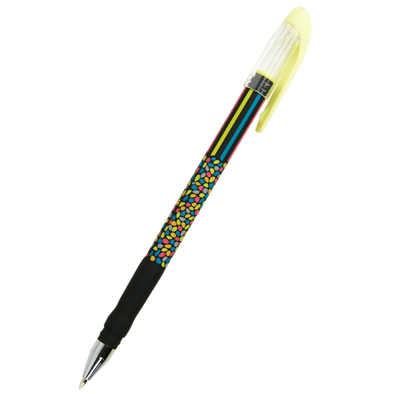 Ручка кулькова AXENT Neon mosaic синя AB1049-34-A