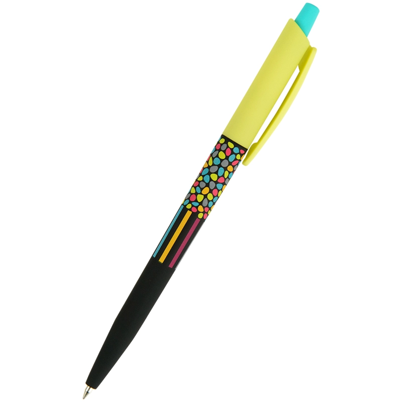 Ручка кулькова автоматична AXENT Neon mosaic синя AB1090-26-A