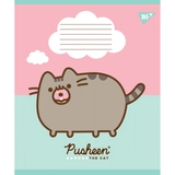Зошит 12 аркушів клітинка YES Pusheen 766190