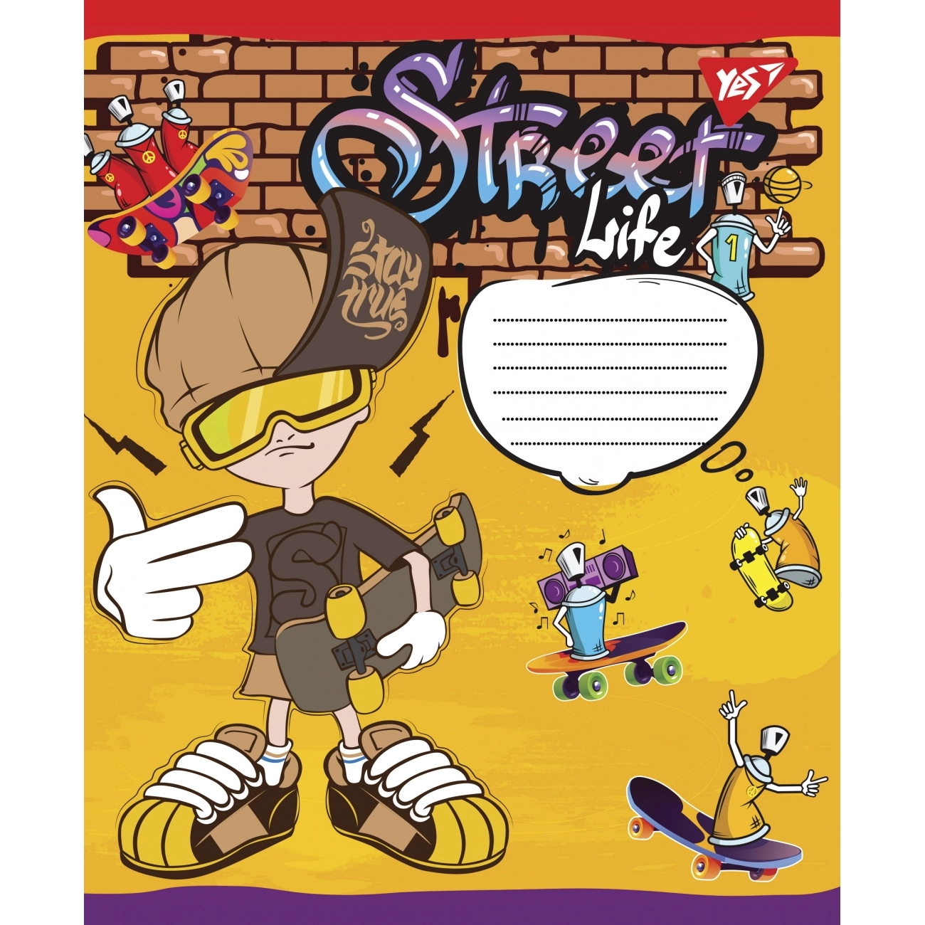 Зошит 24 лін. YES Skates