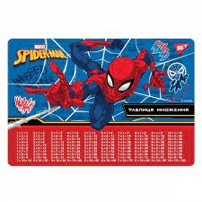 Підкладка для столу YES Marvel Spiderman таблиця множення 492051