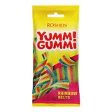 Желейні цукерки Yummi Gummi Sour Belts Roshen ВКФ 70г /40шт 36264