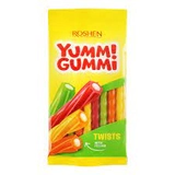 Желейні цукерки Yummi Gummi Twists Roshen ВКФ 70г /40шт 36271