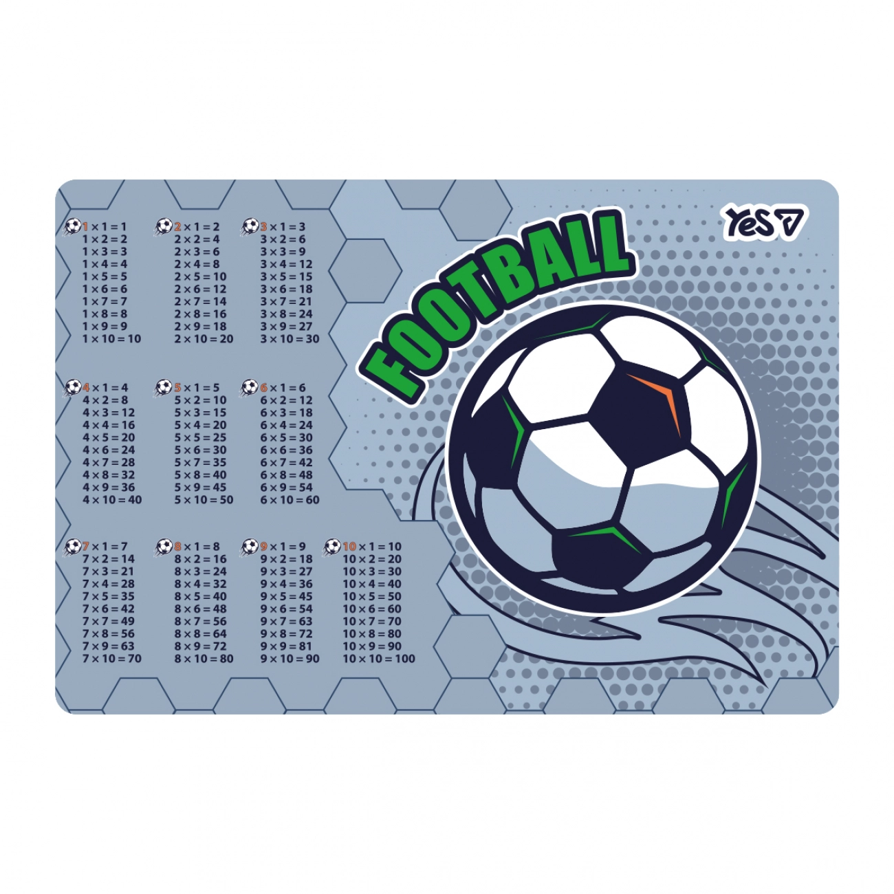 Підкладка пластикова для столу Yes Football табл множ 492377 Підкладка пластикова для столу Yes Football табл множ 492377