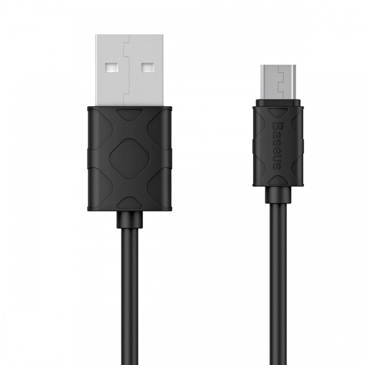 Кабель Baseus Yaven Micro 2.1A 1m Black