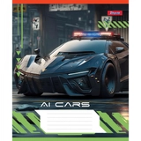 Зошит 24 аркуша лінія 1 Вересня AI cars 766643