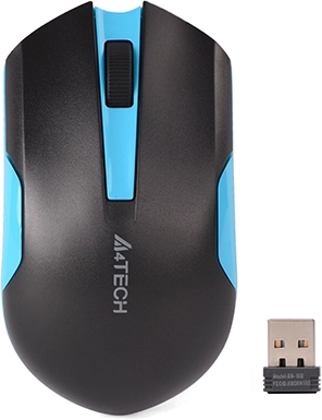 Миша бездротова A4Tech G3-200N (Black+Blue)