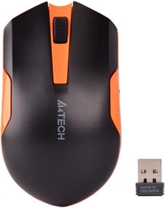 Миша бездротова A4Tech G3-200N (Black+Orange)