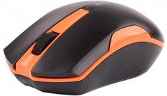 Миша бездротова A4Tech G3-200N (Black+Orange)